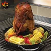 Outdoor grill enamel roasting pan