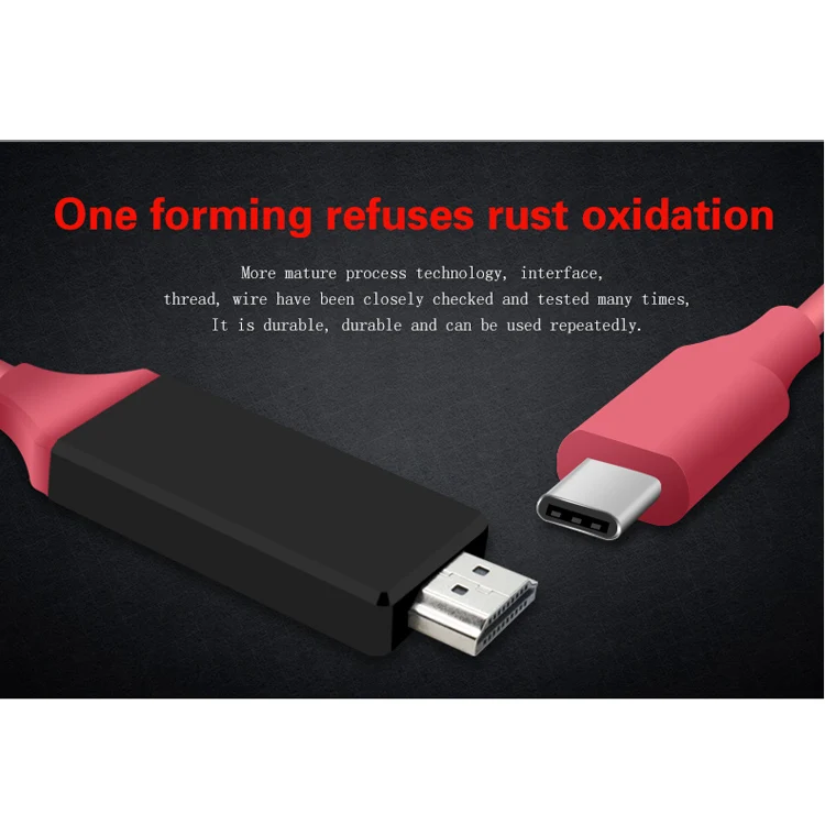 2019LAIMODA Wholesale high quality 0.2M1.8M 60Hz 4K USB 3.1 Adapter HDTV Cable For type c to hdmi cable - ANKUX.COM