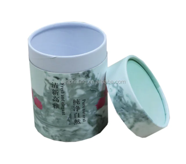 gift craft and paper cardboard round tea packaging box