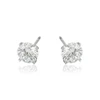 96293 xuping delicate one stone white earring stud with cz