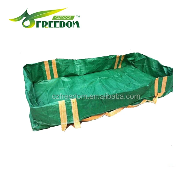 big green bag dumpster bag from durable polypropylene fabric (pp