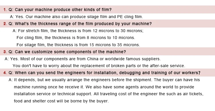 stretch film machine