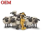 Custom Cute Sheep Figure Cartoon Character Sheep