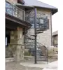 Decorative Classic Steel Spiral Staircase outdoor metal staircase wrought iron spiral stairs