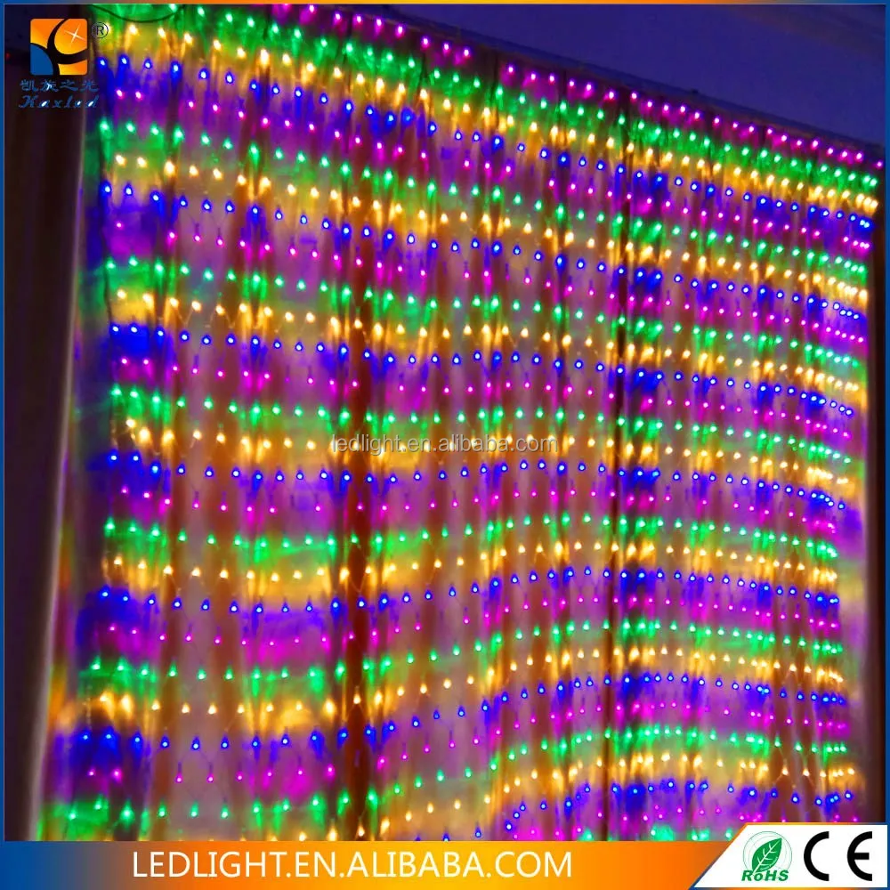 3 3m300 Led Curtain Light With 8 Modes Fairy Twinkle String Light