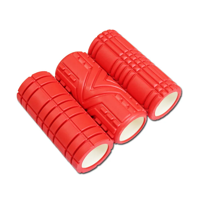 Professional EVA arrow carved hollow core foam roller tetured deep -tissue massage roller yoga fitness roller