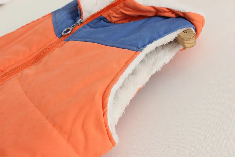 2014 new fall and winter hooded cotton vest with Japanese models hit the color sherpa cotton vest for women factory direct