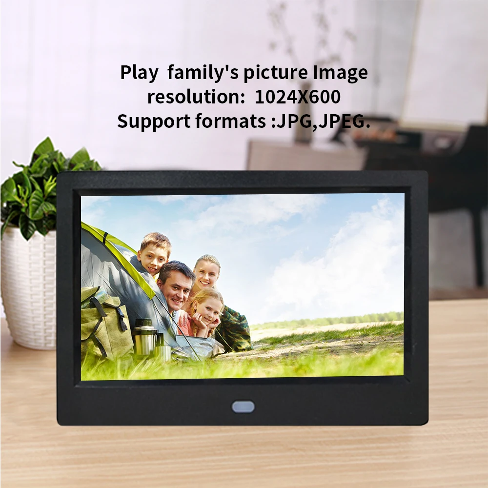 Bulk durable autoplay video picture commercial gift 7 inch digital photo frame