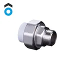 high quality PP-R pipe fittings ppr copper fitting names male thread union coupling and connector