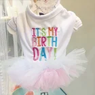 Pet Dog Wedding Girls Harness Dress Dresses Coat Clothes Spring Summer