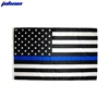 Wholesale 3 x 5 feet american thin blue line police flag