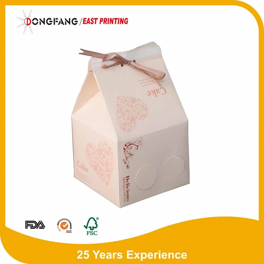 paper gift package box of cake