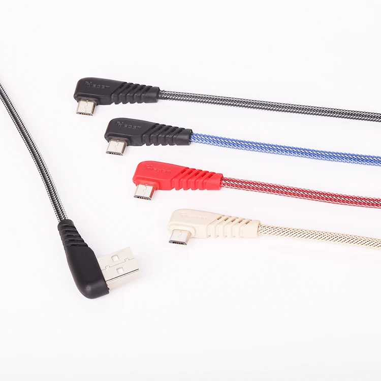 New Arrival product 1M bending fishing net braided micro usb data cable for Android smart phone - ANKUX.COM