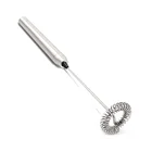 Professional battery powered auto handle milk frother for coffee