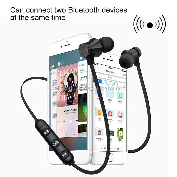 Wireless Headphone Bluetooth 4.2 Earbuds Wireless Earbuds Stereo Bass Magnetic Bluetooth Headphone - ANKUX.COM