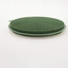 Kitchen cleaning brush silicone dish washing scrubber
