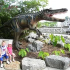Amusement park real size mechanical dinosaur playground