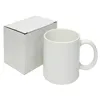 New Bone China Personalized 11oz Mugs Logo Ceramic 36pcs Sublimation Plain Coffee Mugs for Heat Transfer