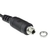 2m 3.5mm Jack Plug to 3.5mm Socket Wall Panel Mount Audio Cable