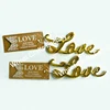 China Factory High Quality Personalized Gold Love Design Bottle Opener Wedding Gift