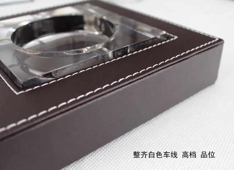 Leather ashtray ashtray / hotel / Office / desk ashtray ashtray