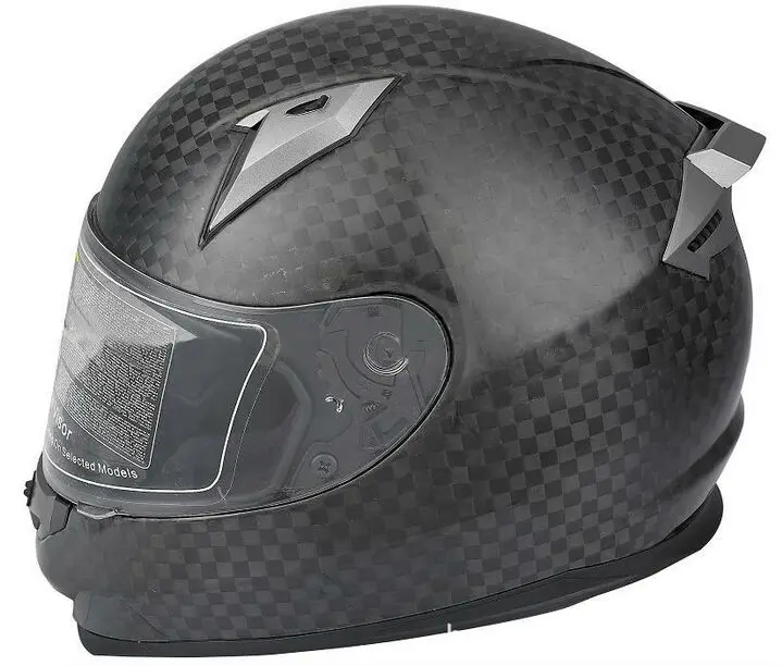 Full face helmet, full carbon, DOT/ECE/Snell Test, 12K carbon woven