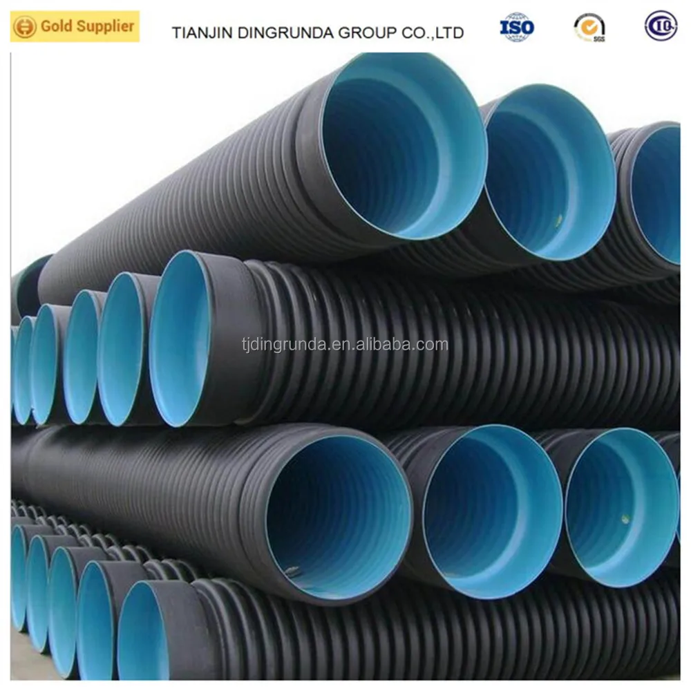 Plastic Culvert Pipe 18 Inch Hdpe Double Wall Corrugated Drainage Pipe Plastic Culvert Pipe 18 Inch Hdpe Double Wall Corrugated Drainage Pipe