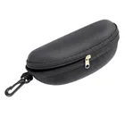 Custom private logo EVA hard Shell sunglasses case 12 colors zipper hook sun glasses box