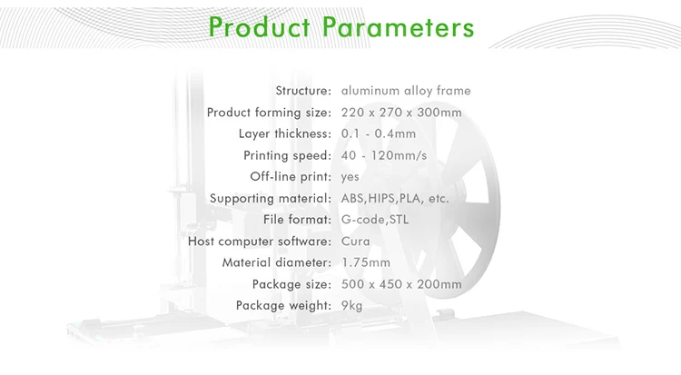 Home used 3d printer with online printing software abs model 3d printers 3 d printer
