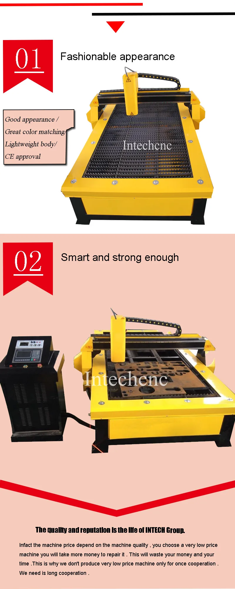 Cheap 1300*2500mm cnc plasma cutting with reasonable price