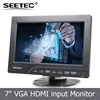 7 inch tft color monitor tv hdmi with vga input high resolution usb touch VESA 75X75mm mounting