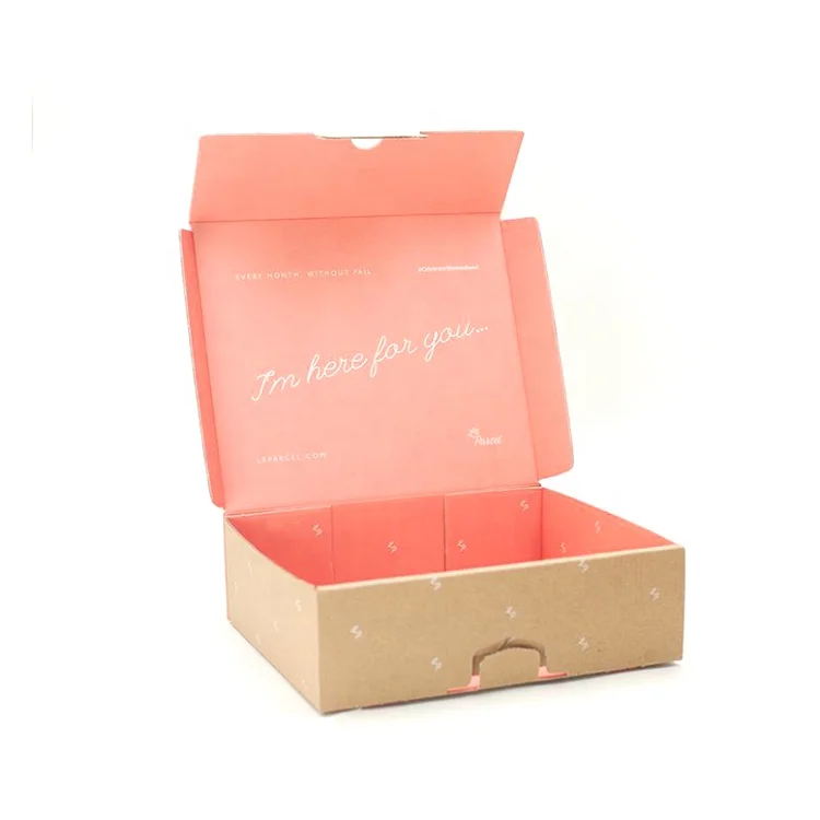 corrugated cardboard  kraft paper color brown, accept custom box