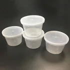 Chinese wholesale 448ml/16oz clear round disposable plastic / pp lunch / food take out box / container supplier