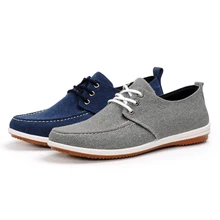 Cheap comfortable breathable casual canvas shoes cloth shoes men