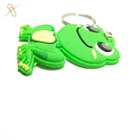 OEM ORDER FAST ORDER frog design 3d custom soft rubber key tags keyring keychain maker