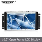 10.2" tft lcd open frame hdmi vga input metal led rugged embedded display ktv touch screen monitor