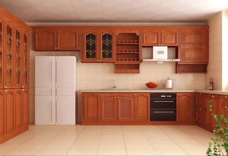 2015 Candany Mattress Pad J-201 Solid Wood Kitchen Cabinet,Cebu
