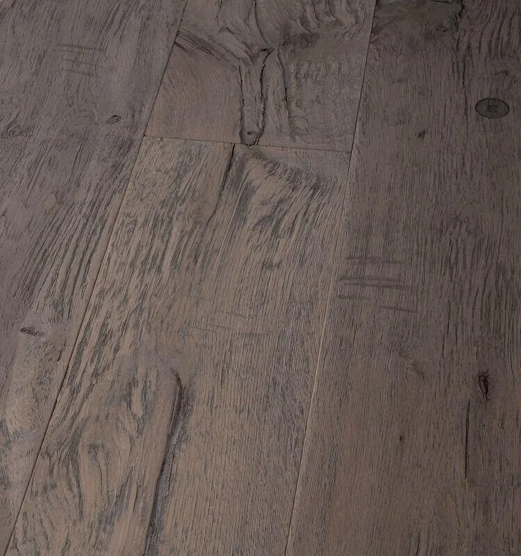 Rustic Distressed Plank Oak Driftwood Finished Floor