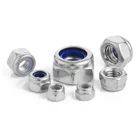 Factory price steel stainless steel aluminium brass hex. nylon lock nut