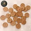 New arrival 4 hole flat back button leather coat cover button