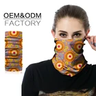 Winter Warm Silk Digital Printing Bandana Paisley Custom Men Football Magic Headband Tube Seamless Scarf Wholesale for Kids
