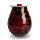 Art Glass Electric tart wax melt warmer, essential oil warmer for home fragrance