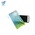 80% polyester and 20% polyamide microfiber pouch for phone bag
