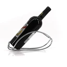 Wholesale mini light single bottle holder metal wine racks