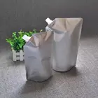 Red wine liquid packaging bag in box printed stand up spout pouch juice pouch laminated alcohol aluminum foil bag with spout