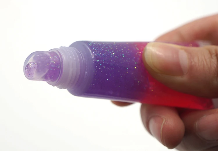 Best selling products rainbow layered lip gloss for children cosmetics
