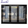 Anodized aluminum frame 4 panels double glazed bi-folding door with AS2047 certification