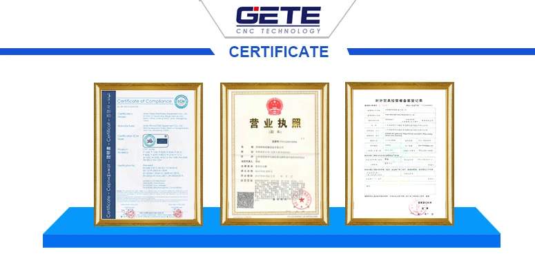 Jinan Gete Manufacture Produce Cnc Cutting Machine