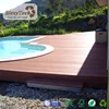 sanding surface wide application anti-slip wpc outdoor swimming pool flooring