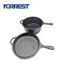 Dia 27cm Preseasoned cast iron skillet cookware Double sides use pot lid as frypan skillet Combo Cooker Camping two sides use